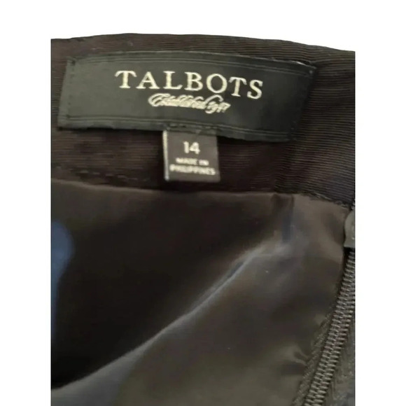 Talbots Black A-Line Skirt Size 14 - Picture 2 of 7
